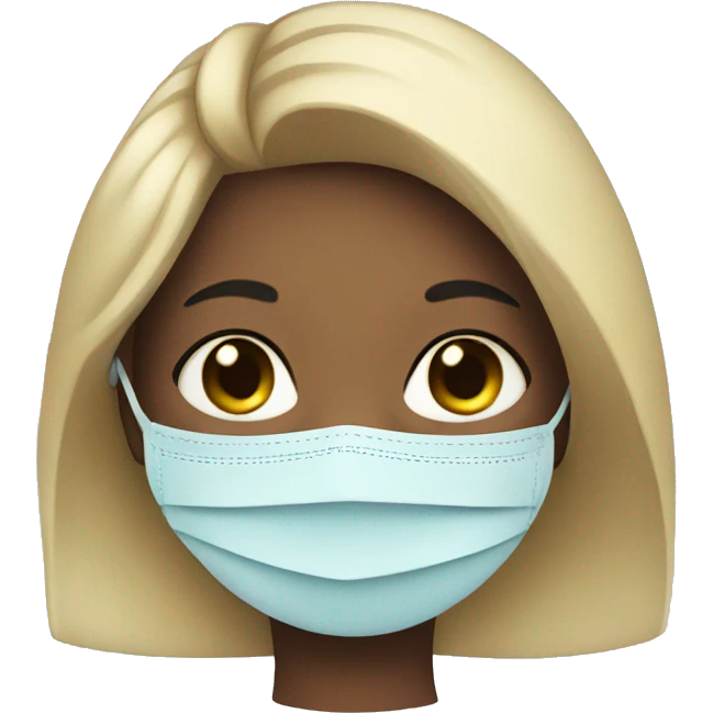 girl with masks  emoji