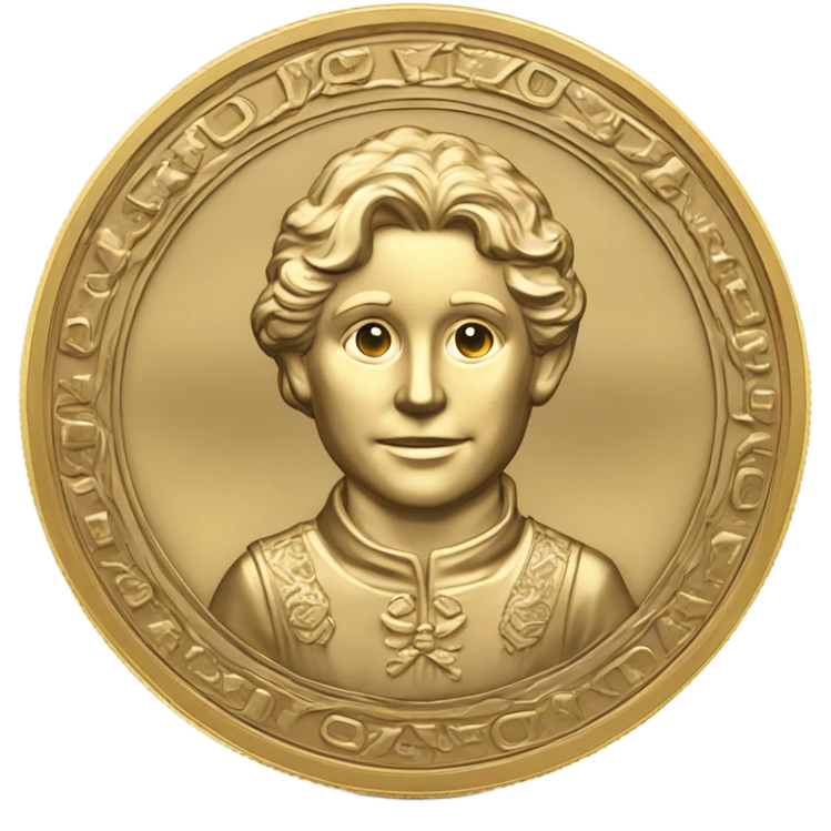 make a gold coin  emoji