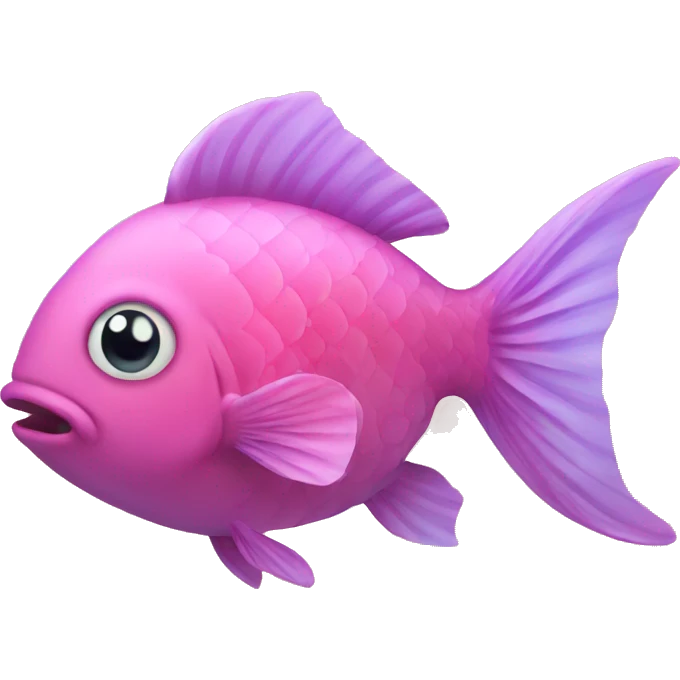 pink fish  emoji