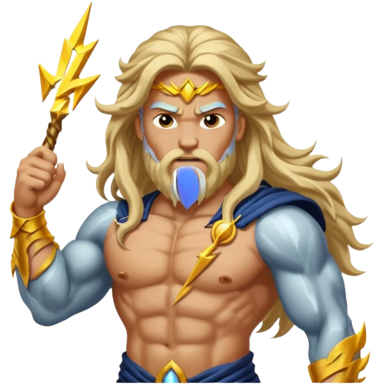 Greek god Zeus emoji