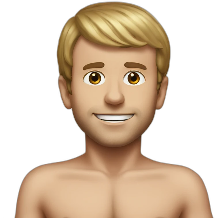 naked emmanuel macron emoji