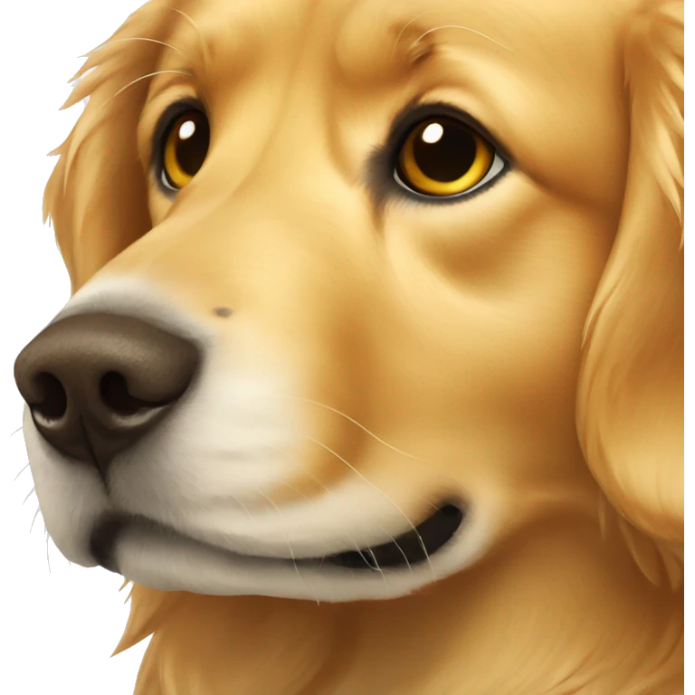 Golden retriever nose  emoji
