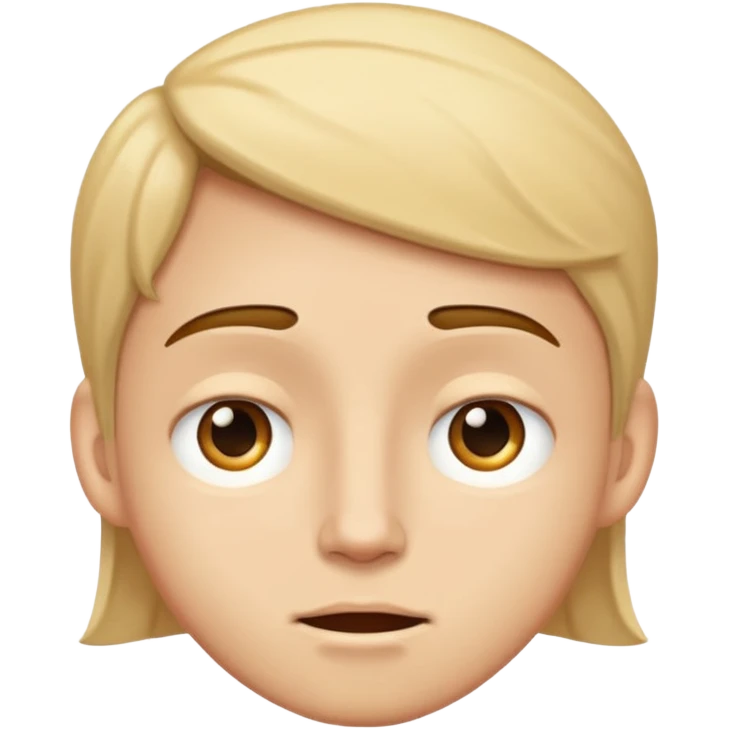 neutral face nodding vertically emoji