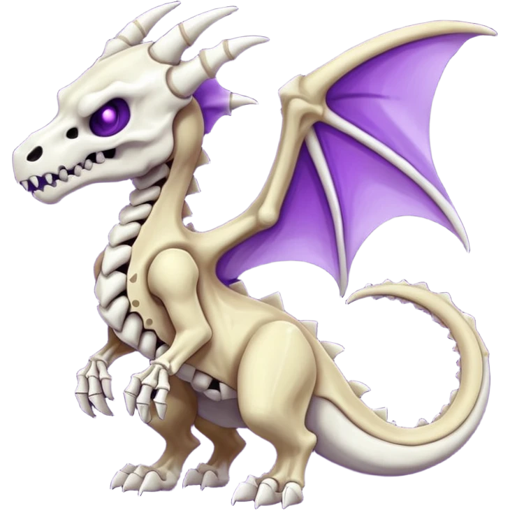 Skeletal Cubone-Marowak-Duskull-dragon emoji