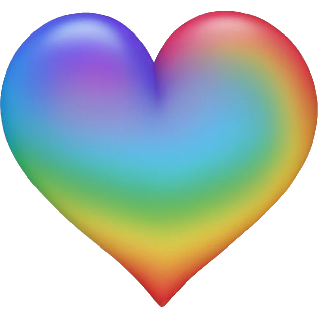 rainbow heart emoji
