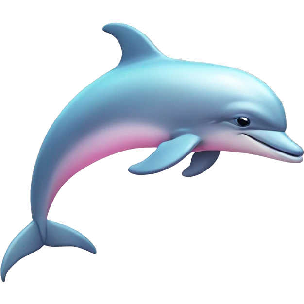 Pastel-pink-colors-dolphin emoji