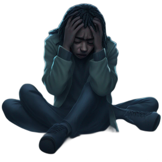 lonely night tears emoji