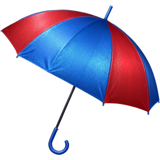 glitter red and blue umbrella resident evil emoji
