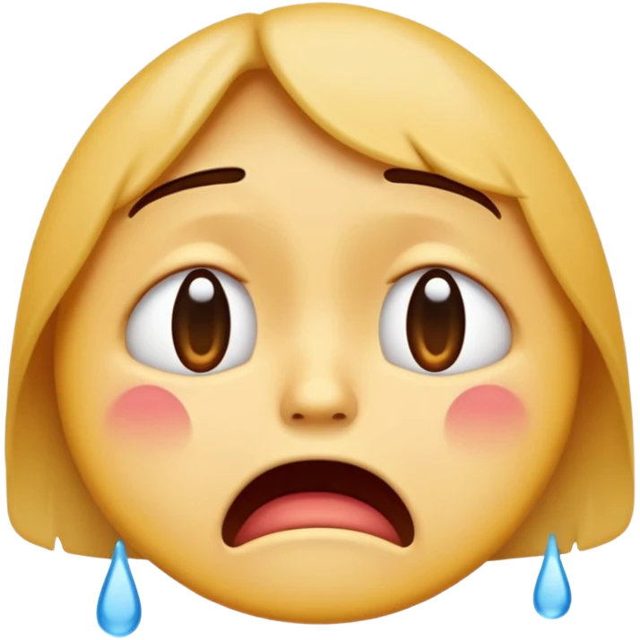 Loudly Crying Face emoji