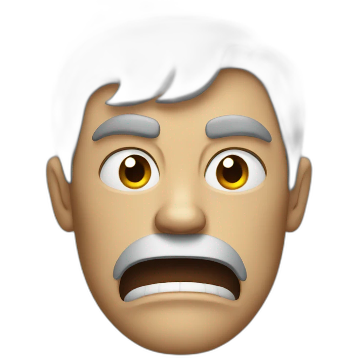 angry man emoji