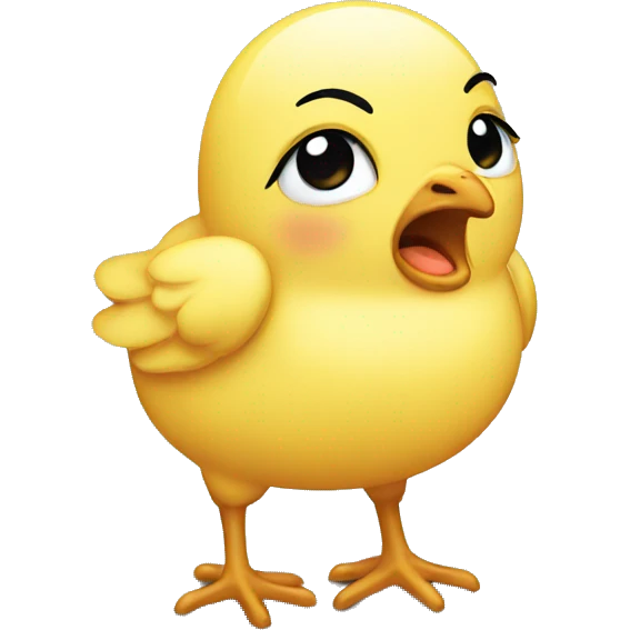 Crying Chick  emoji