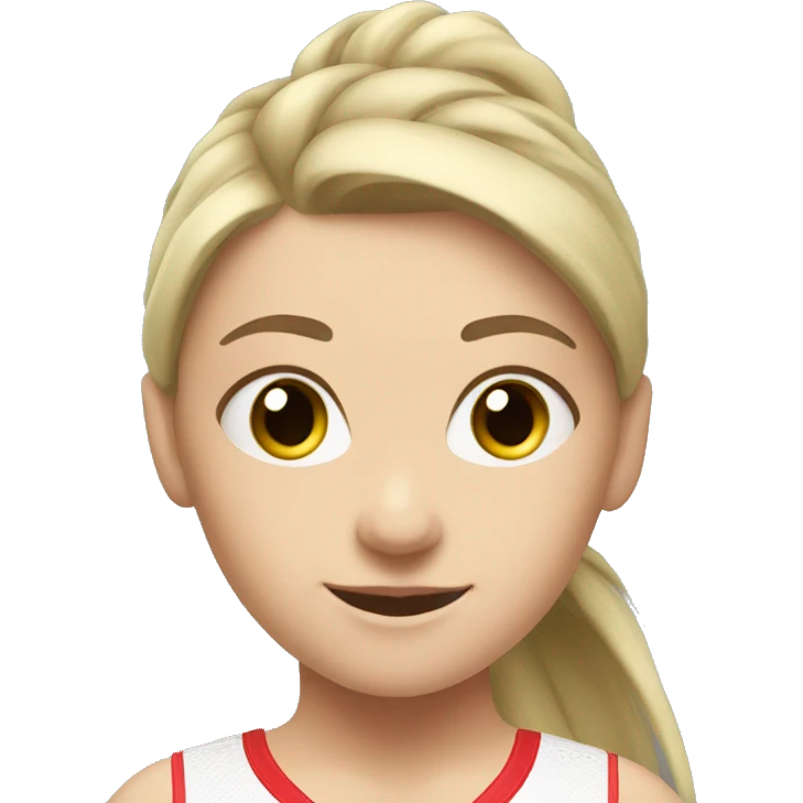 summer olympics gymnastics caucasian girl emoji