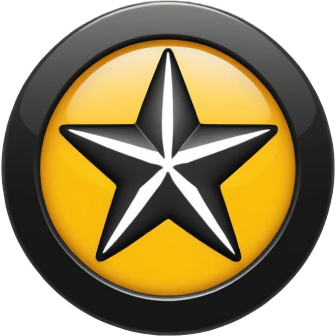 Сделай эмодзи надпись black star service emoji
