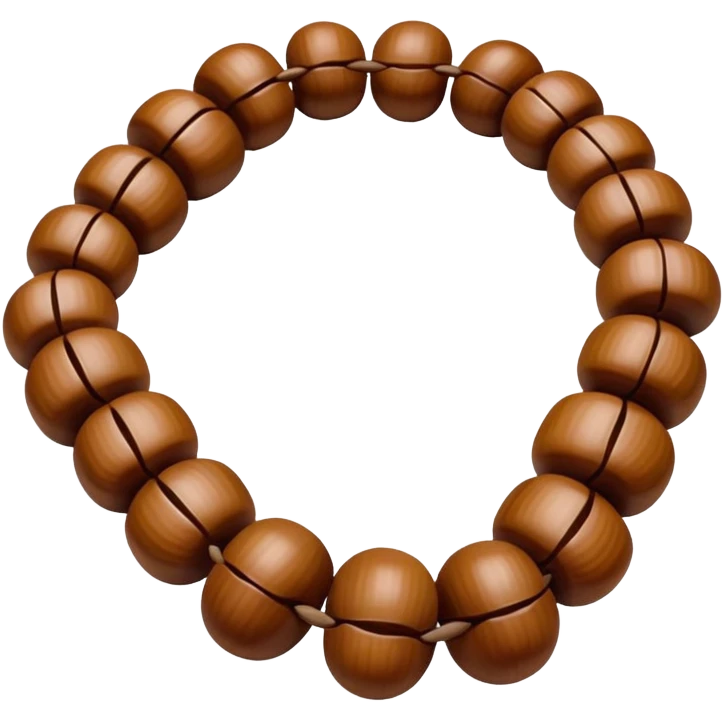 Kukui nut lei emoji