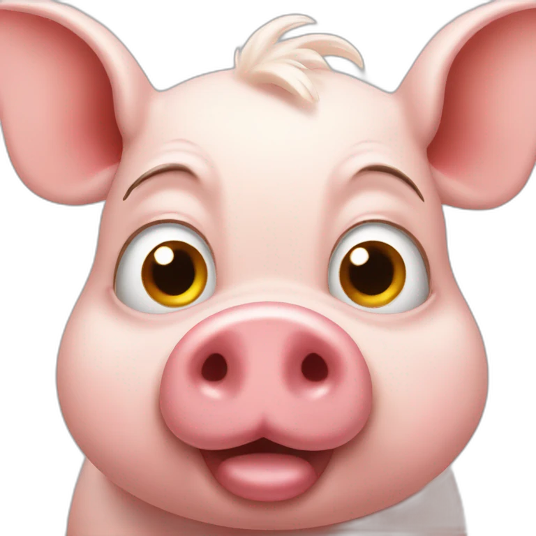 ugly pig emoji