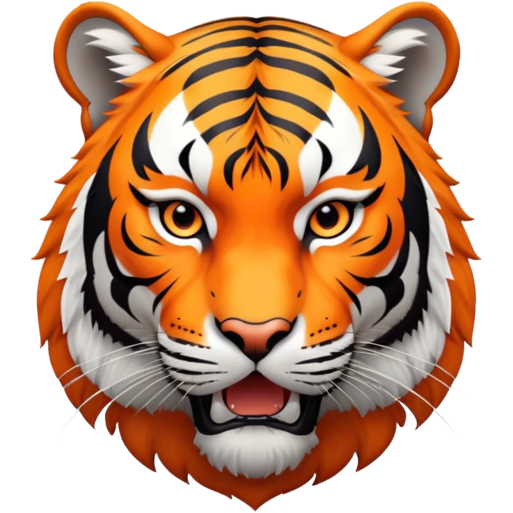 LSU tiger fierce expression emoji