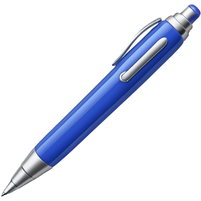 ballpoint pen, simple, clear emoji