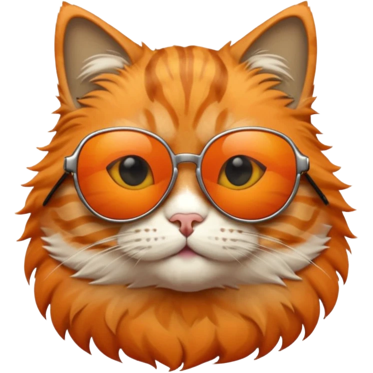 Cat wearing sunglasses emoji
