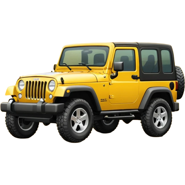 yellow jeep emoji