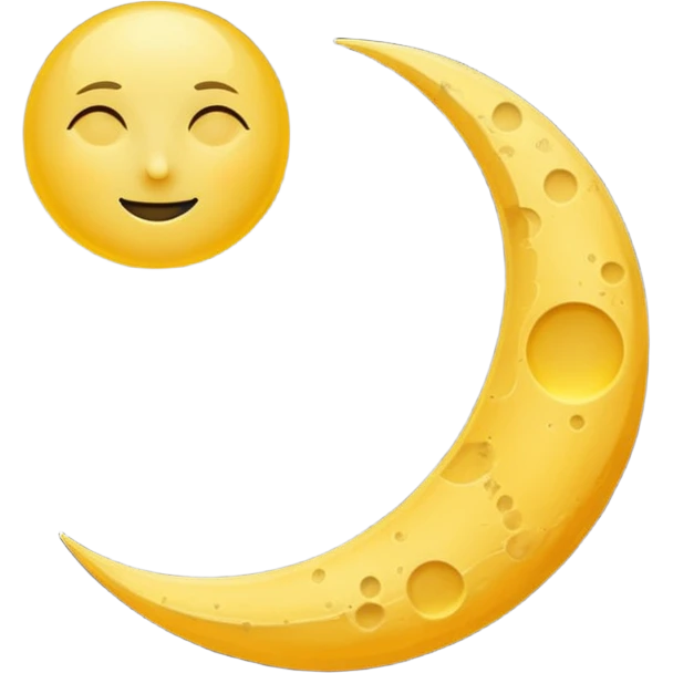 Genarate me a emoji of Drak mode moon and bright mode sun Like we got In our mobile phones emoji