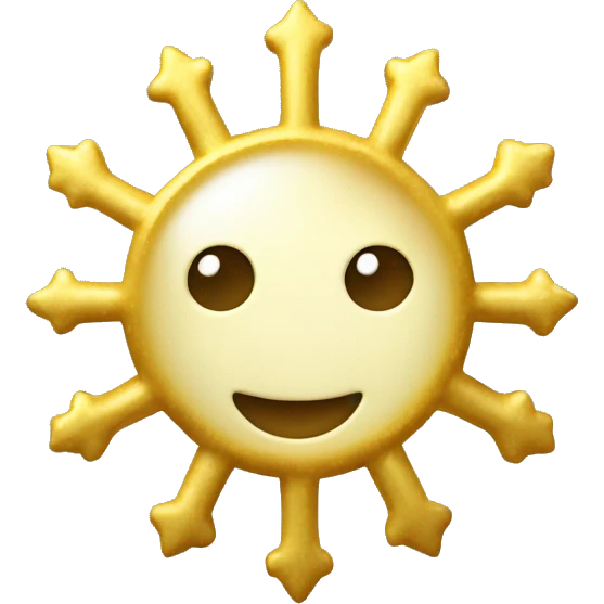 Goldene schneeflocke  emoji