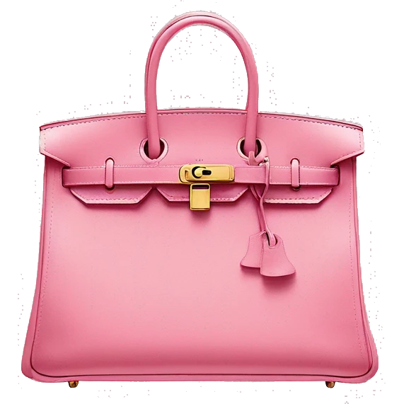 ￼pink Hermes Birkin￼ emoji