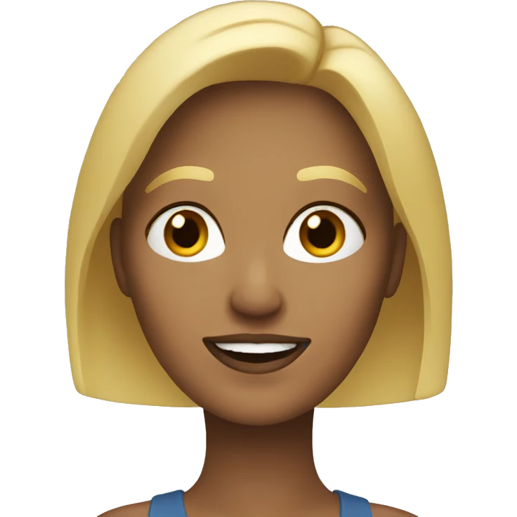 blonde woman emoji