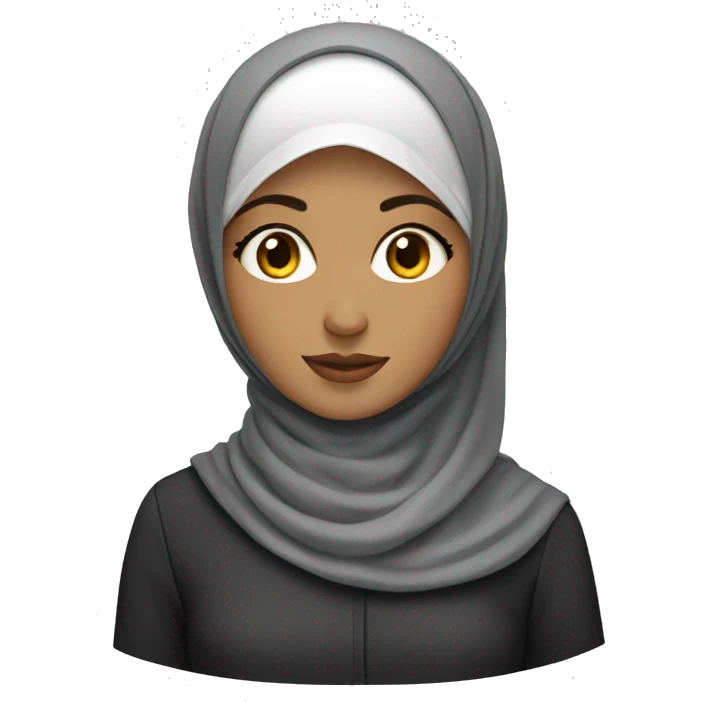 Hijabi girl with bmw emoji