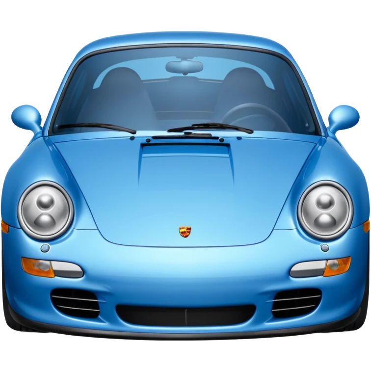 2004 blue porsche carrera with eyes on windshield cars movie emoji