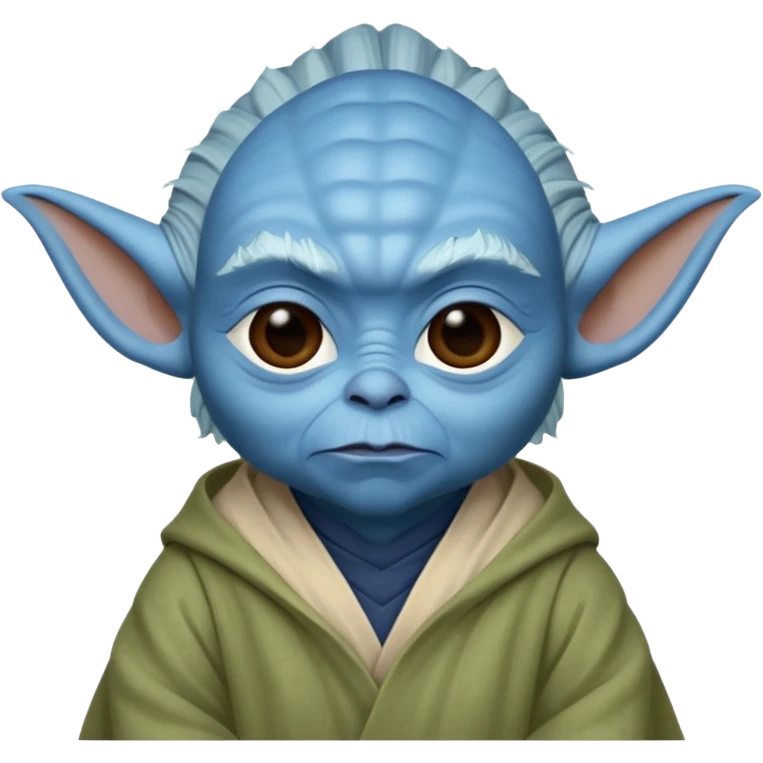 yoda but with blue skin emoji