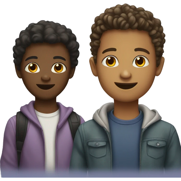  Four school friends  emoji