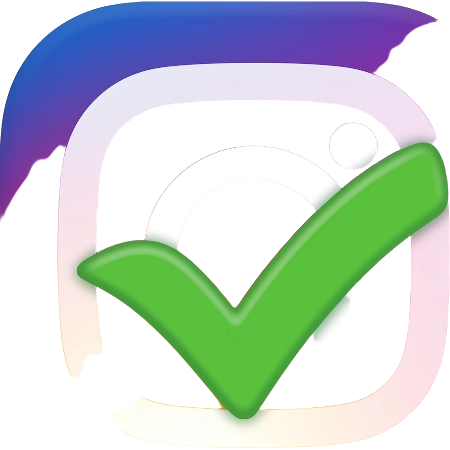 Instagram verification logo emoji