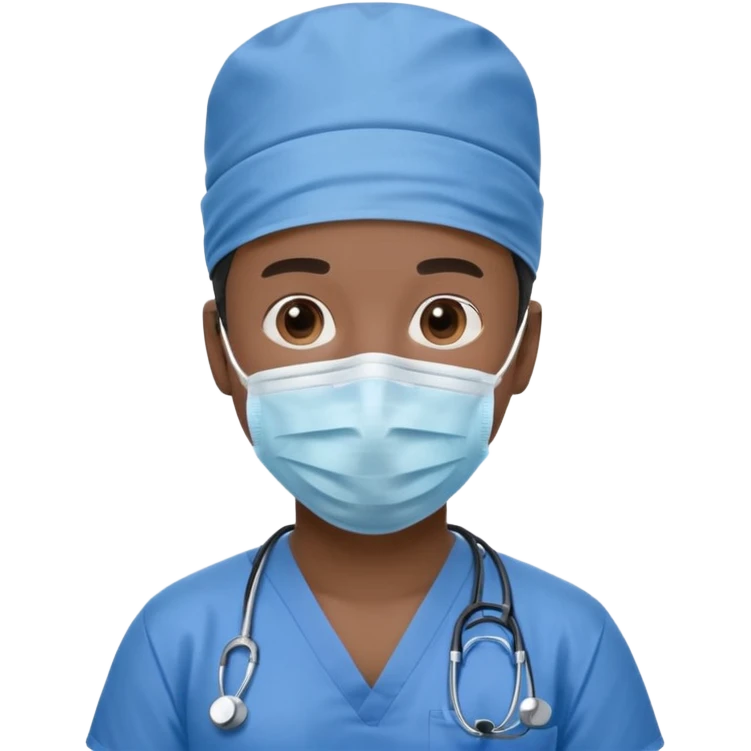 black surgeon emoji