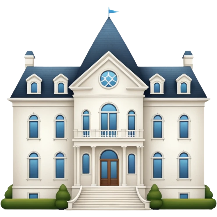 big white mansion emoji
