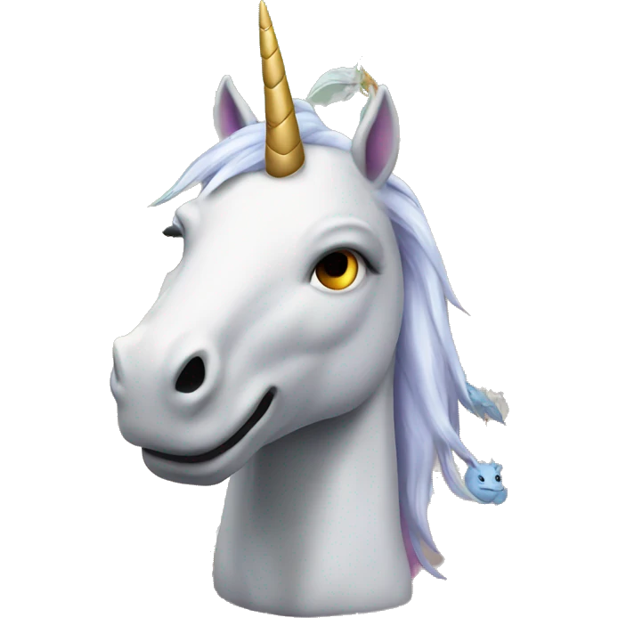 Unicorn and dragon emoji