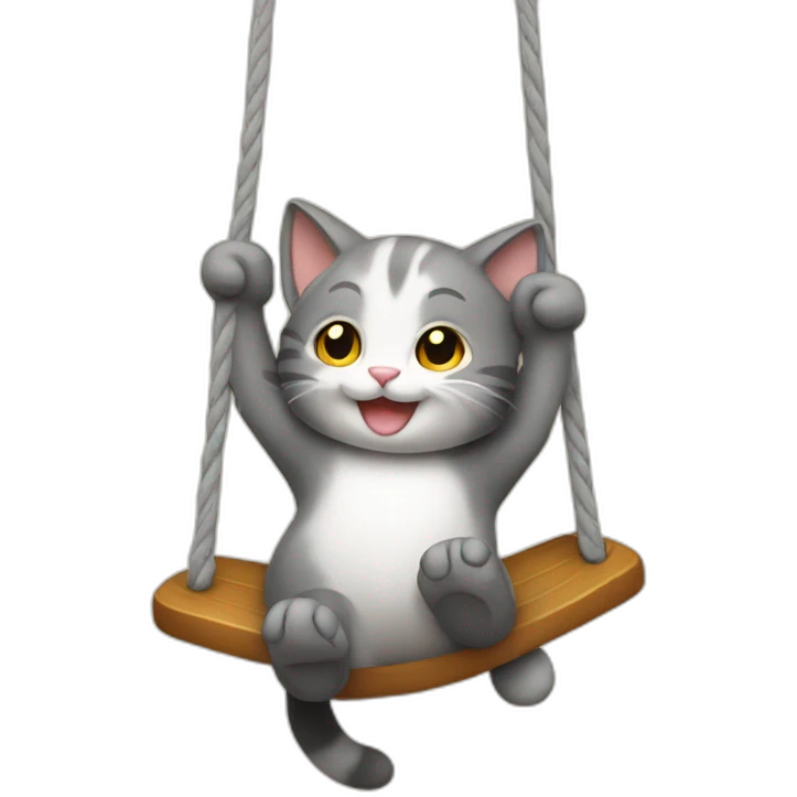 swinging cat emoji