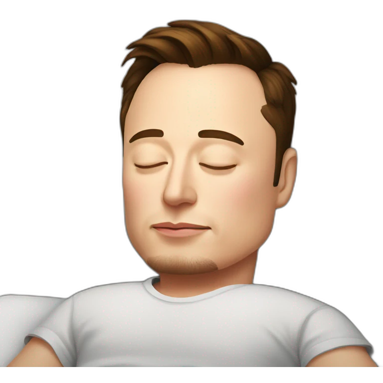 Elon musk sleeping emoji