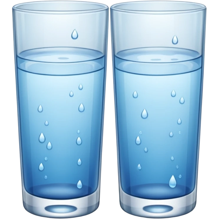 Half-Filled Glasses emoji