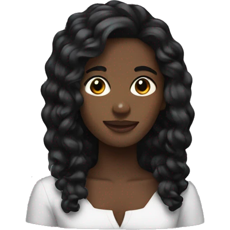 black couqette emoji