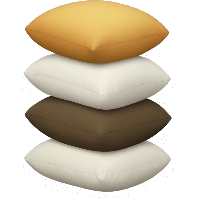 Stack pillow no face emoji
