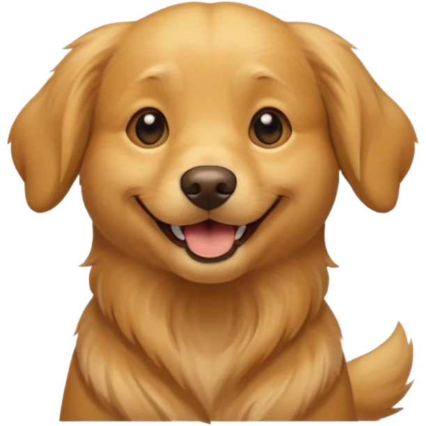 Chien qui rie emoji