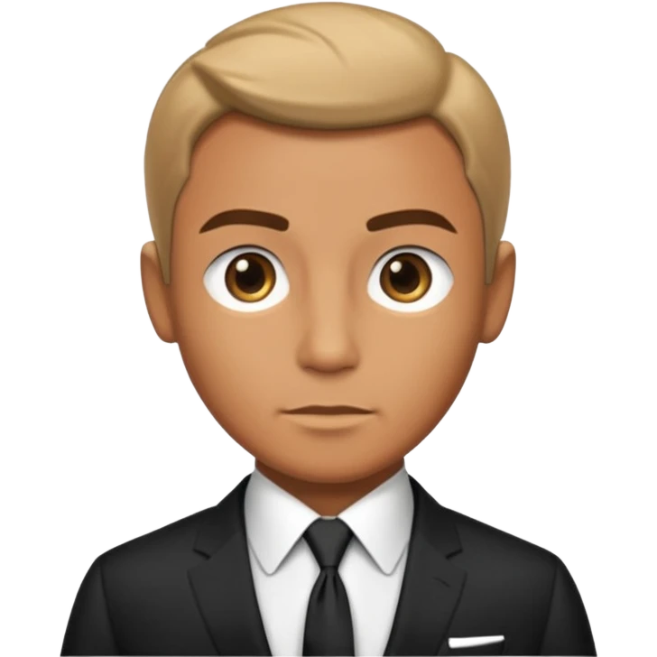 special agent james bond style emoji