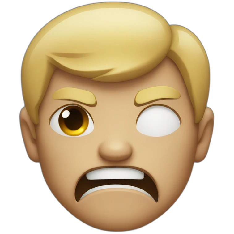 angry and bitten emoji
