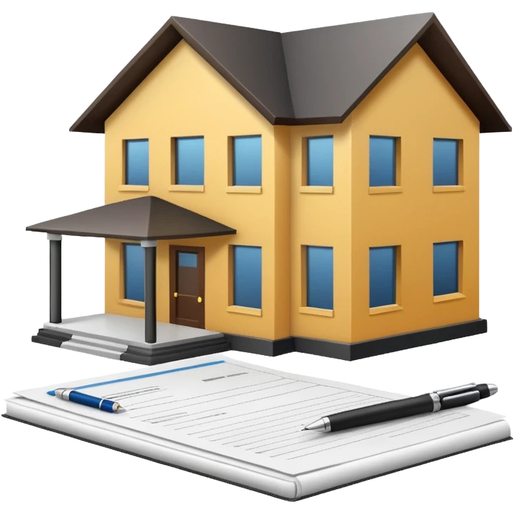 casa moderna con tramites legales emoji