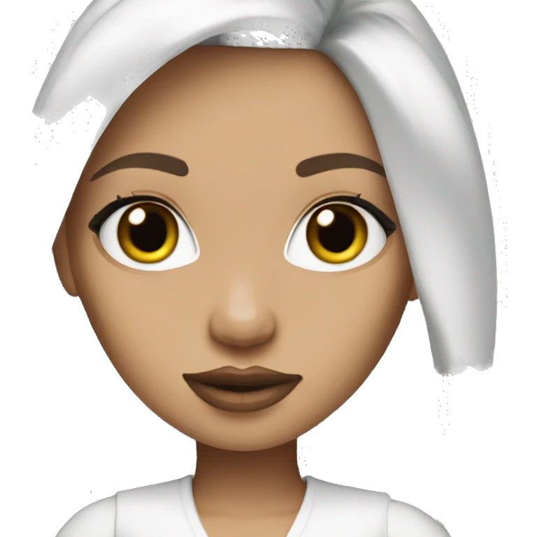 White bratz doll emoji