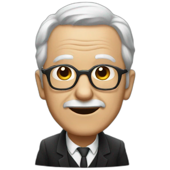 Old man pianist emoji