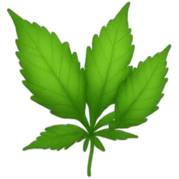 a weed bud emoji