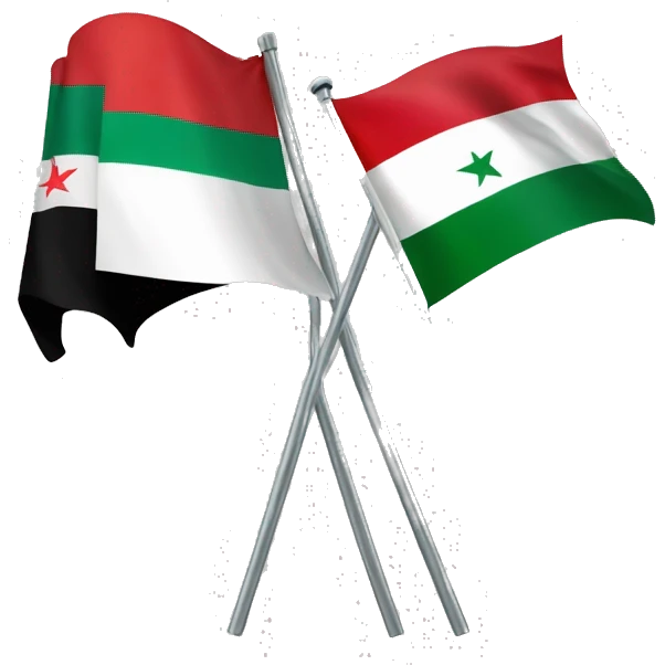 Turkey flag and Palestine flag emoji