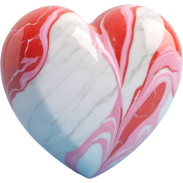 marble heart emoji