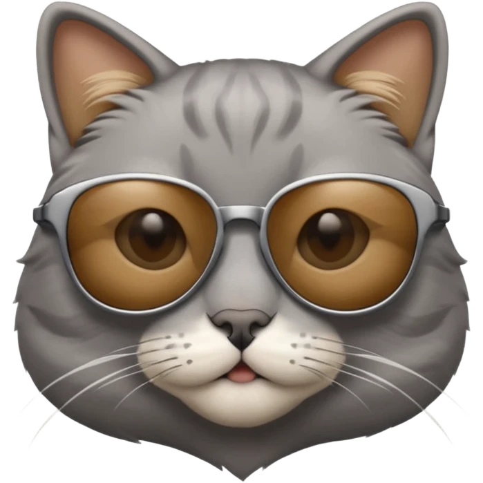 Cat wearing sunglasses emoji